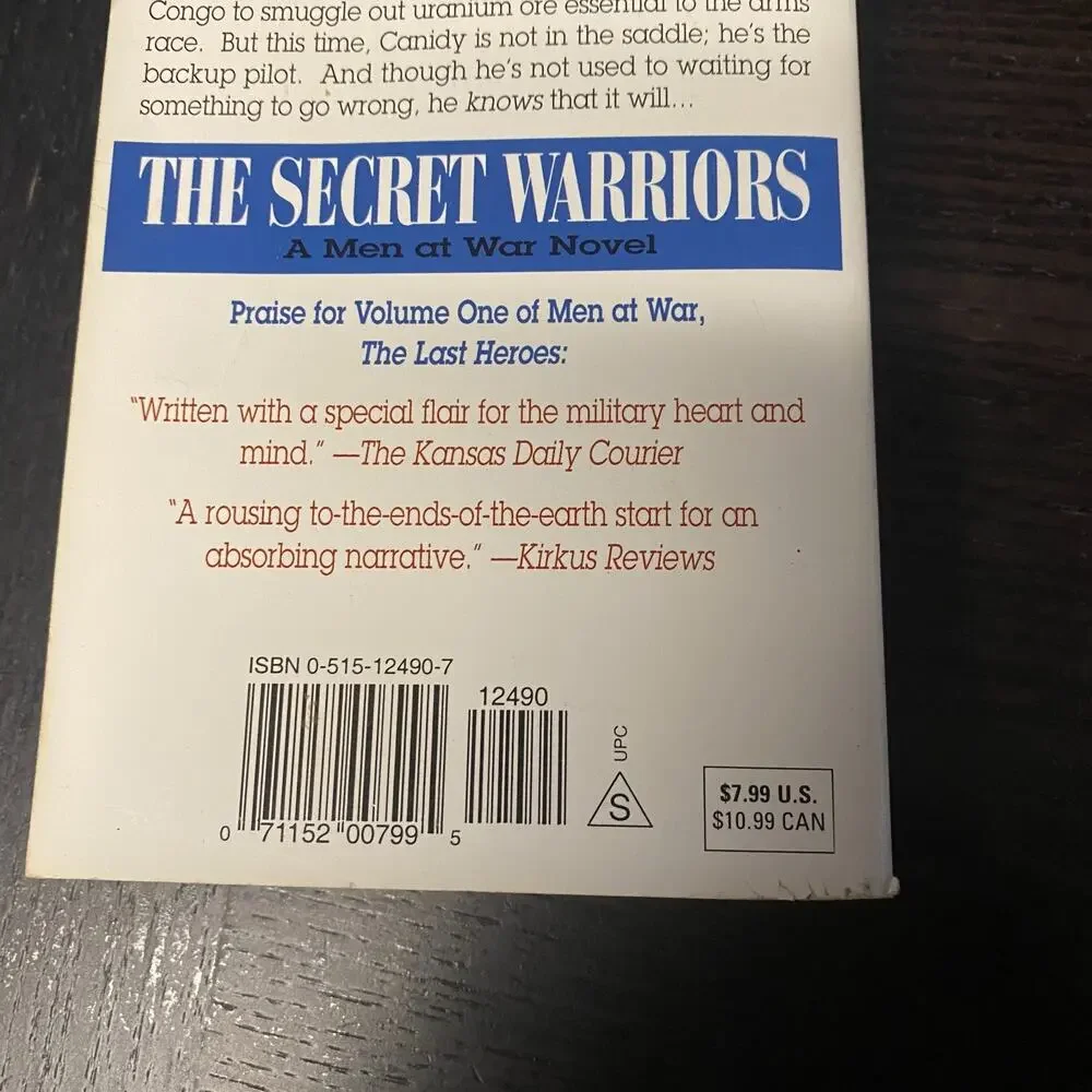 Secret Warriors : A Men at War Novel by W. E. B. Griffin (1999, Mass Market)